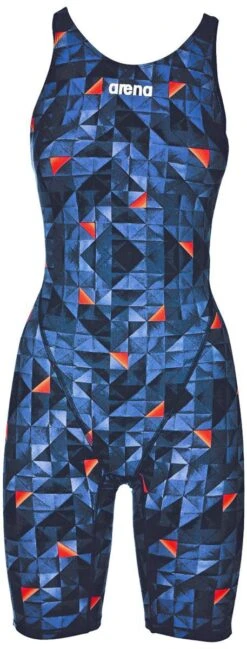 Combinaison De Natation Femme Arena Powerskin ST 2.0 Dos Ouvert Turquoise /Orange -Maillots Bain Boutique 000812 801