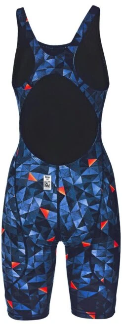 Combinaison De Natation Femme Arena Powerskin ST 2.0 Dos Ouvert Turquoise /Orange -Maillots Bain Boutique 000812 801 b