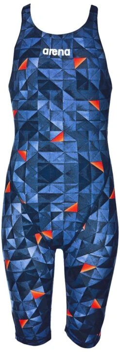 Combinaison De Natation Fille Arena Powerskin St 2.0 Full Body Dos Ouvert Turquoise / Orange -Maillots Bain Boutique 000871 801