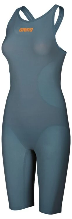 Combinaison De Natation Femme Arena Powerskin R-Evo One Dos Ouvert Grey -Maillots Bain Boutique 001438 141 w pwskin revo one fbslob sl 001 fl s