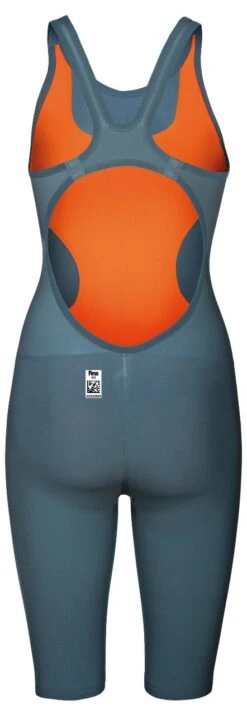 Combinaison De Natation Femme Arena Powerskin R-Evo One Dos Ouvert Grey -Maillots Bain Boutique 001438 141 w pwskin revo one fbslob sl 006 b s