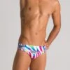 Maillot De Bain Arena Homme Crazy Zebras Brief Multicolor