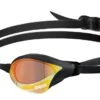 Lunettes De Compétition Natation Arena Cobra Core Swipe Mirror Yellow Black