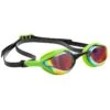Lunettes De Natation Madwave Alien Mirror Rainbow Verte -Maillots Bain Boutique 10021648