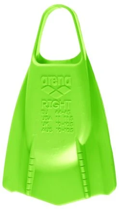 Palmes Courtes De Natation Silicone Arena Powerfin Pro Acid Lime -Maillots Bain Boutique 1e207 065 powerfin pro 006 b s