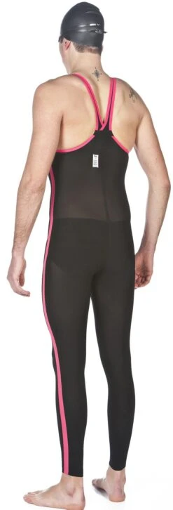 Combinaison De Natation Eau Libre Homme Arena Powerskin R-Evo+ Open Water Dos Fermé Black / Fluo Yellow -Maillots Bain Boutique 27912503 005