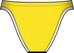 Bas De Maillot De Bain Femme Diana Twin Slip Jaune -Maillots Bain Boutique 3124005806bck