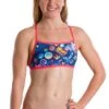 Maillot De Bain De Natation Femme 2 Pièces Speedo Retro Pop 723C863 Bleu