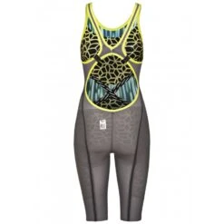 Combinaison De Natation Femme Arena Carbon Ultra Edition 2018 Dos Ouvert Blue Drops Fluo/ Yellow -Maillots Bain Boutique arena2