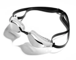 Lunettes De Compétition Natation Arena Air Speed Mirror White-Silver -Maillots Bain Boutique arena airspeed mirror schwimmbrille silver white1920x1920 1