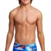 Maillot De Bain Funky Trunks Garçon Trunks - Battle Blue -Maillots Bain Boutique battle bleu boys