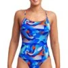 Maillot De Bain Funkita Femme Diamond Back - Battle Blue -Maillots Bain Boutique battle bleu ladies 3