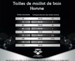 Maillot De Bain Arena Homme Crazy Zebras Brief Multicolor -Maillots Bain Boutique bien choisir sa taille de maillot de bain homme