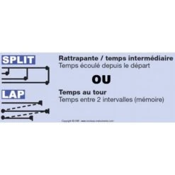 Chronomètre IHM 100% Chrono 0201 -Maillots Bain Boutique chronometre 100 chrono etanche immersion 3atm