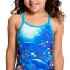 Maillot De Bain Funkita Enfant Fille Fantasy Reef Bleu