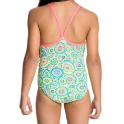 Maillot De Bain Funkita Enfant Fille Petal Party Multicolore -Maillots Bain Boutique fg01t petal party s2