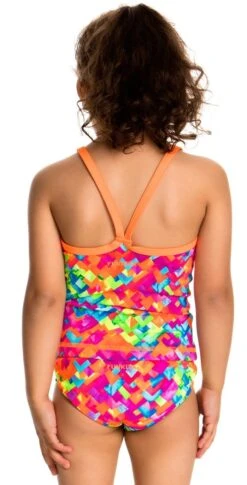 Maillot De Bain Funkita 2 Pièces Enfant Fille Stroke Rate Multicolore -Maillots Bain Boutique fg04t stroke rate 04 0