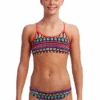 Maillot De Bain Funkita 2 Pièces Fille Fire Tribe Noir -Maillots Bain Boutique fire tribe