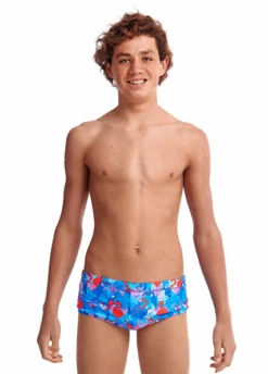 Maillot De Bain Funky Trunks Garçon Flaming Vegas Bleu