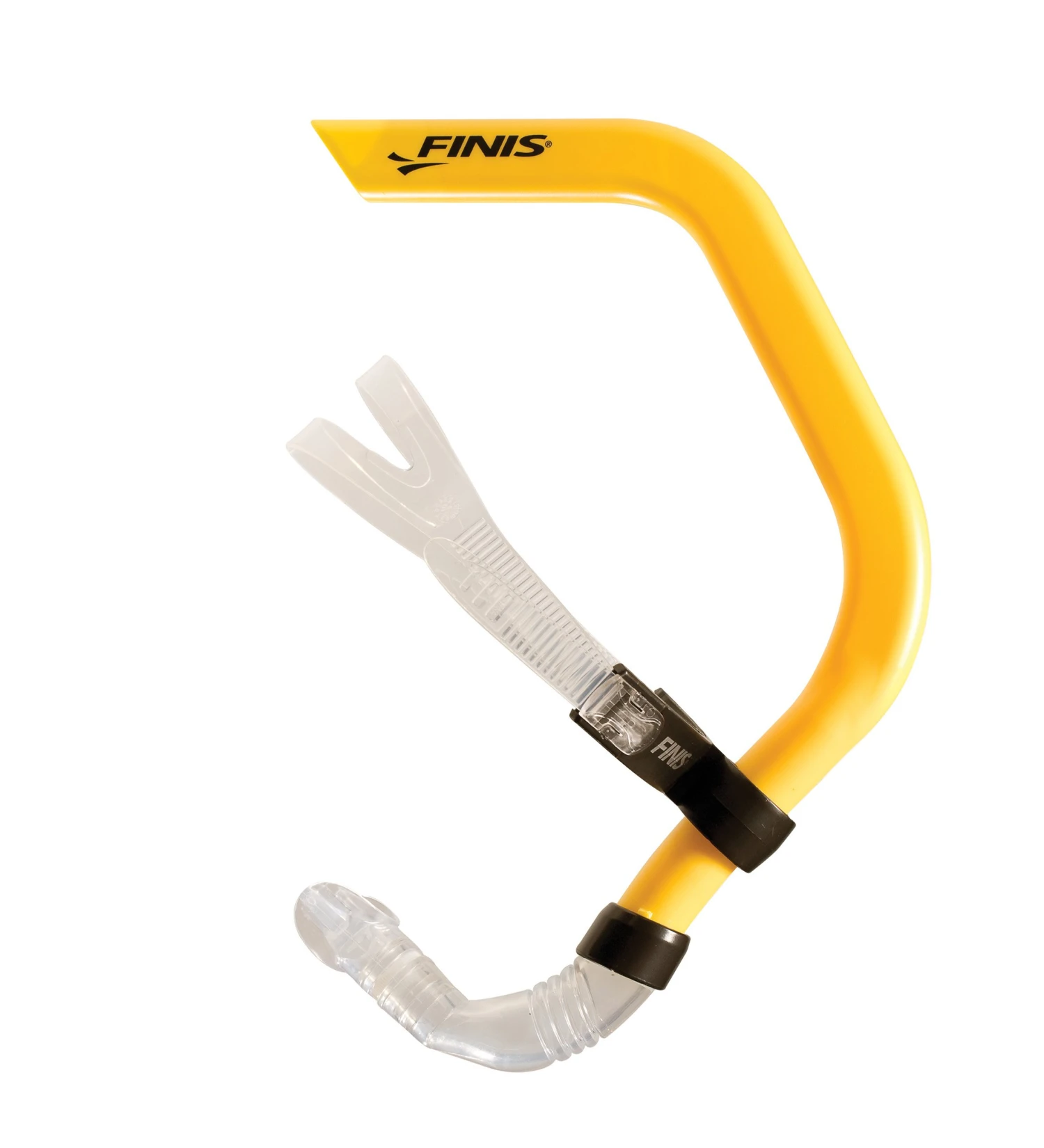 Matériel D'entrainement Tuba Frontal Finis Freestyle Snorkel Yellow 3 Matériel D'entrainement Tuba Frontal Finis Freestyle Snorkel Yellow