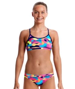 Maillot De Bain Funkita 2 Pièces Fille Mad Mist Rose