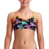 Maillot De Bain Funkita 2 Pièces Fille Palm Drive Noir -Maillots Bain Boutique fs02g palm drive 4166 0 0