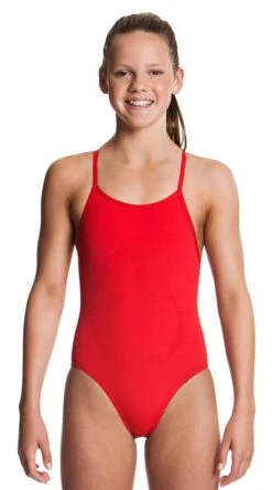 Maillot De Bain Funkita Fille Diamond Back - Still Red