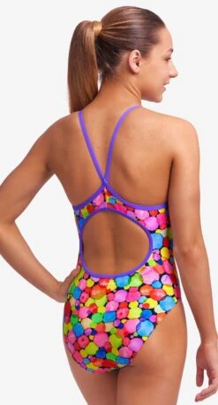 Maillot De Bain Funkita Fille Diamond Back - Bubble Tea -Maillots Bain Boutique fs11g71544 1