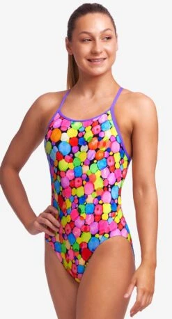 Maillot De Bain Funkita Fille Diamond Back - Bubble Tea -Maillots Bain Boutique fs11g71544 2