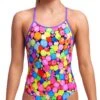 Maillot De Bain Funkita Fille Diamond Back - Bubble Tea
