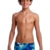 Maillot De Bain Funky Trunks Garçon Deep Impact Bleu -Maillots Bain Boutique ft32b deep impact 3 1