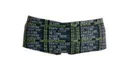 Maillot De Bain Funky Trunks Garçon Departure Board Noir -Maillots Bain Boutique ft32b departure board 0826 0