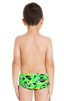 Maillot De Bain Funky Trunks Enfant Garçon Fluro Fracture Vert -Maillots Bain Boutique ft32t fluro fracture 3 0