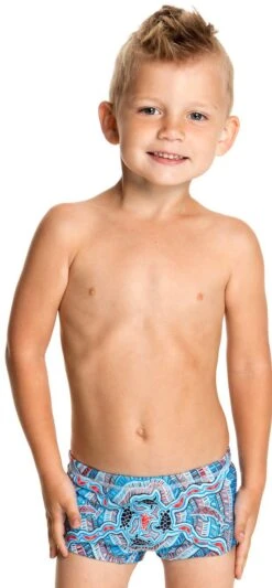 Maillot De Bain Funky Trunks Enfant Garçon Barnamboo Bleu