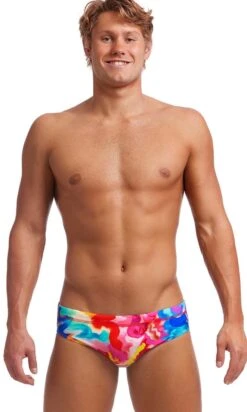 Maillot De Bain Funky Trunks Homme Brief Messy Monet