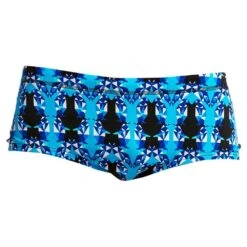 Maillot De Bain Funky Trunks Garçon Dive Master Bleu -Maillots Bain Boutique funky trunks eco plain front 0