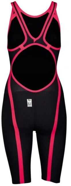 Combinaison De Natation Femme Arena Carbon Flex Vx Dos Ouvert Dark Grey / Fluo Red -Maillots Bain Boutique fx face b