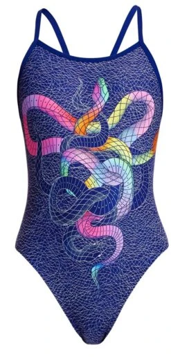 Maillot De Bain Funkita Fille Single Strap Snake It Off -Maillots Bain Boutique g snake it off