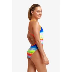 Maillot De Bain Funkita Fille Single Strap - Dye Hard -Maillots Bain Boutique girl dye hard c2