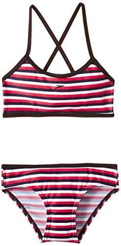 Maillot De Bain 2 Pièces Fille Speedo Crop Multicolore 114A189