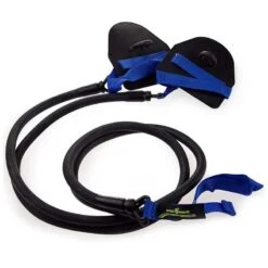 Matériel D'entraînement, Musculation Hors De L'eau Madwave Elastiques Avec Plaquettes Bleu