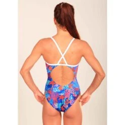 Maillot De Bain De Natation Femme Mako Nereid Coral Blue -Maillots Bain Boutique nereid coral blue3