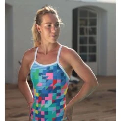 Maillot De Bain De Natation Femme Mako Nereid Pixel -Maillots Bain Boutique nereid pixel4