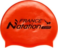 Bonnet Silicone De Natation France Natation Orange