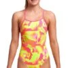 Maillot De Bain Funkita Fille Tie Me Tight - Pinged Pink -Maillots Bain Boutique pinged pink girls5