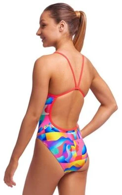 Maillot De Bain Funkita Fille Single Strap - Radar Rage -Maillots Bain Boutique radar rage girls4