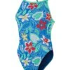 Maillot De Bain 1 Pièce SPEEDO Allover Digital Vback Swimsuit - Retro Floral -Maillots Bain Boutique sp1 3
