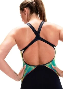 Combinaison Femme SPEEDO Fastskin LZR Pure Intent Dos Ouvert - Cosmic Storm -Maillots Bain Boutique sp4