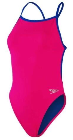Maillot De Bain 1 Pièce SPEEDO Solid Vback Swimsuit - Pink