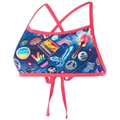 Maillot De Bain De Natation Femme 2 Pièces Speedo Retro Pop 723C863 Bleu -Maillots Bain Boutique speedo retro pop cross
